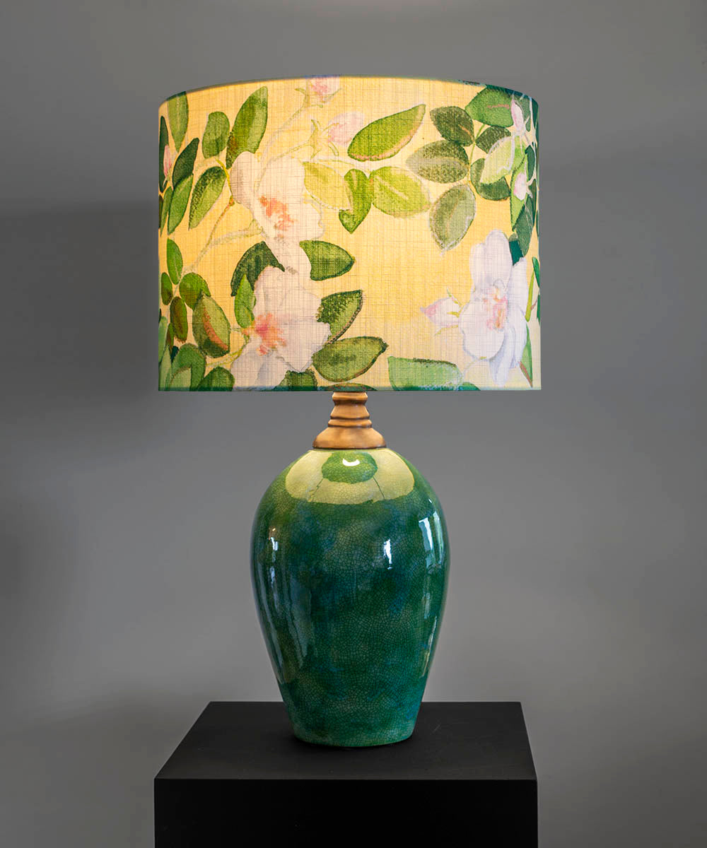 Rose Summer Lampshade – Buttercup Yellow Botanical Lighting | Bowerbird Collections