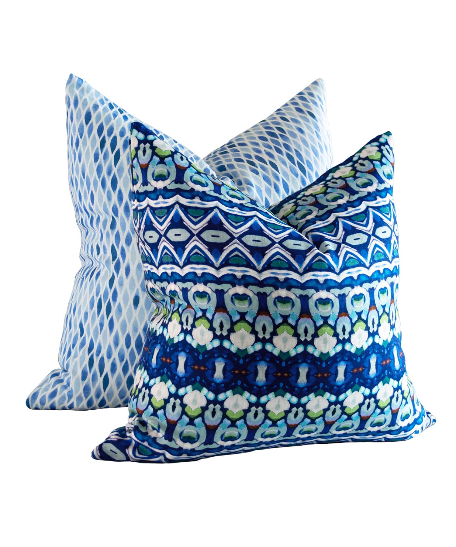 Rhythm Blue Cushion Cover Bowerbird Collections