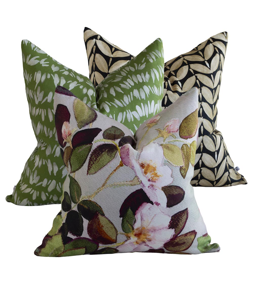 Rose Autumn Linen Cushion Cover