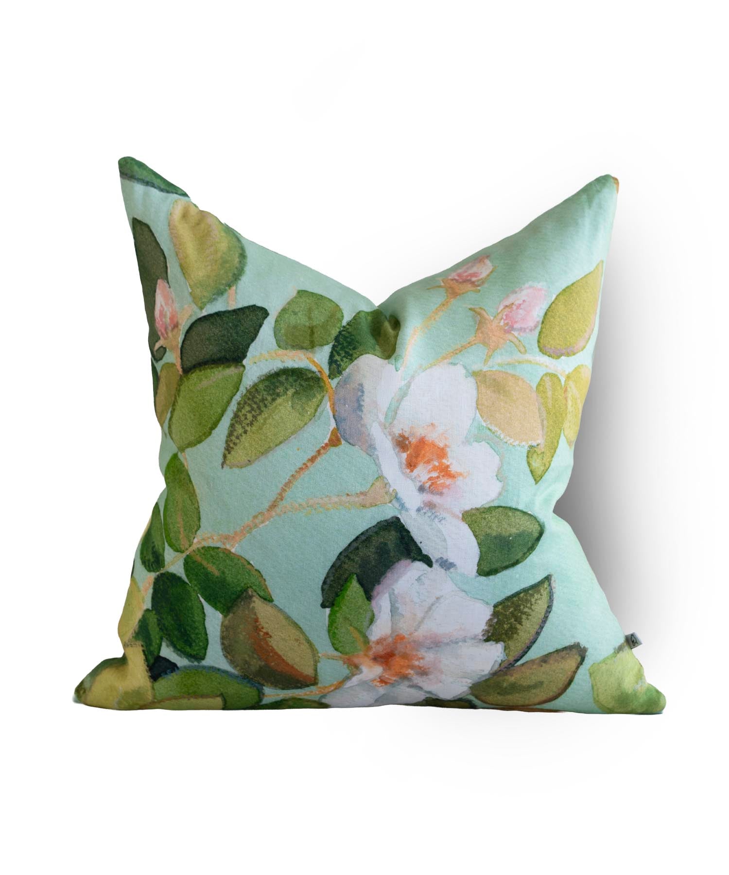 Rose Spring Linen Cushion Cover
