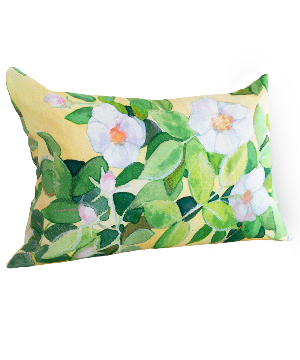 Rose Summer Pillow Cover 100% Linen | Bowerbird Collections