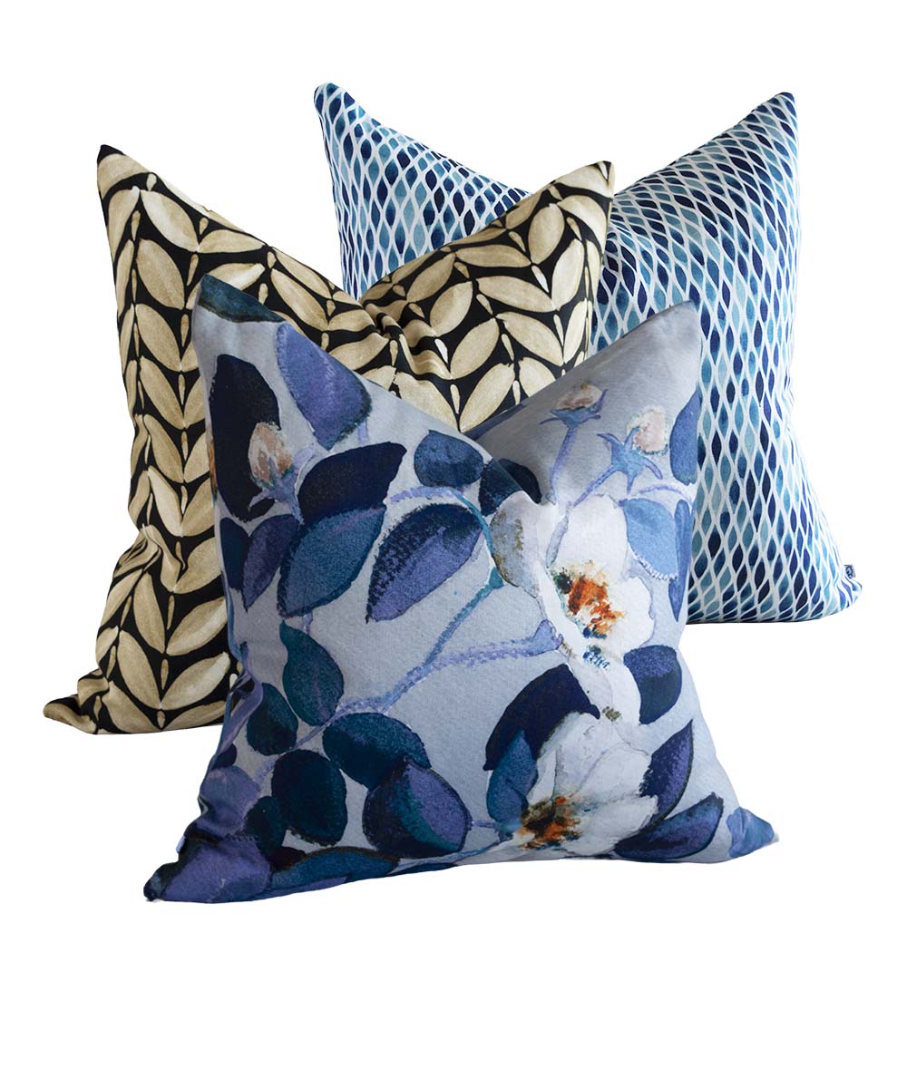Rose Winter Linen Cushion Cover | Bowerbird Collections
