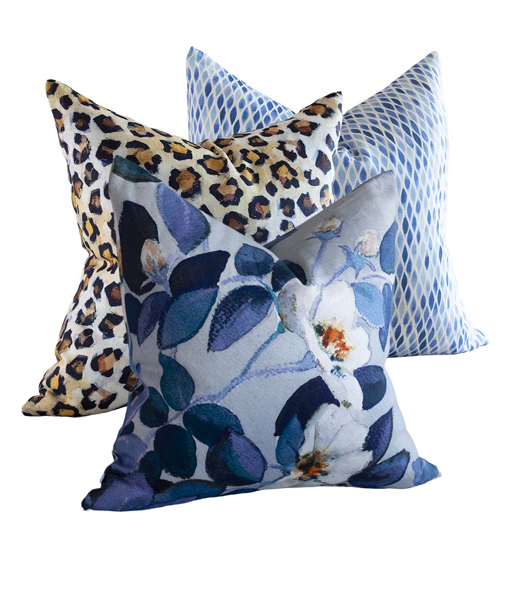 Rose Winter Linen Cushion Cover | Bowerbird Collections