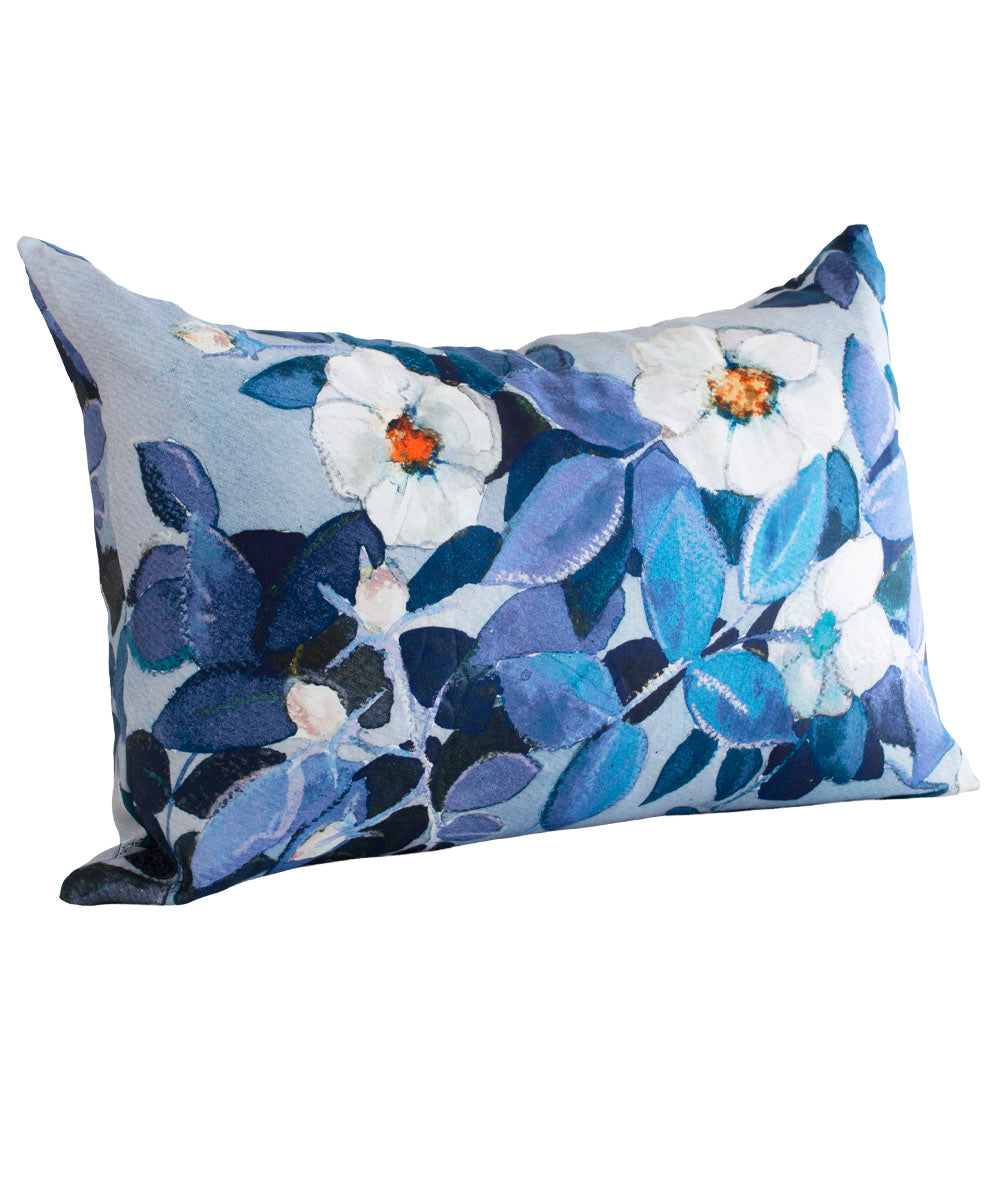 Rose Winter Pillow Cover 100% Linen | Bowerbird Collections