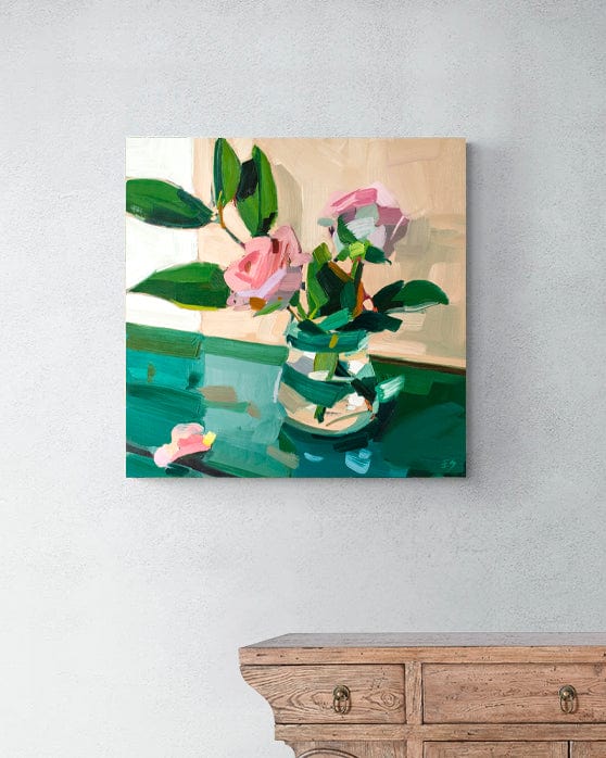 Rose Still Life Fine Art Print on Canvas Bowerbird Collections