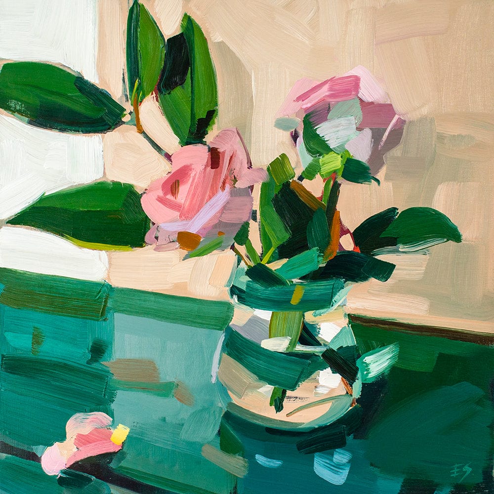 Rose Still Life Fine Art Print on Canvas Bowerbird Collections