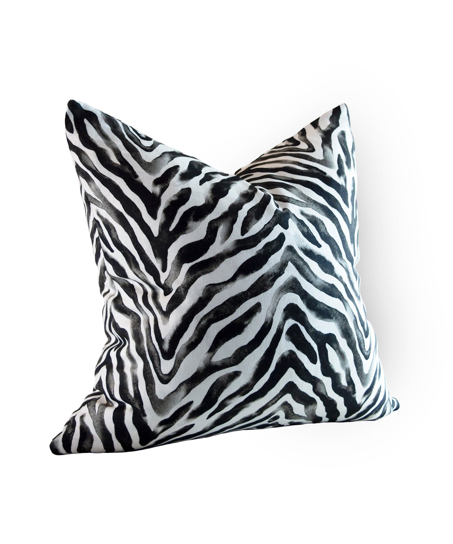 Zebra Stripe Cushion Cover Black Bowerbird Collections
