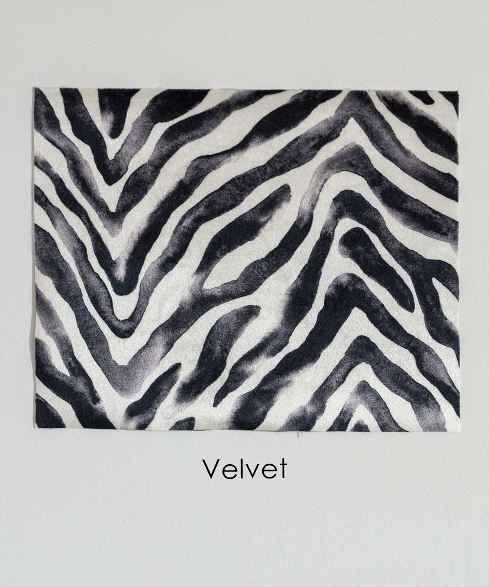 Zebra Stripe Fabric – Artistic Animal Print Linen | Bowerbird Collections