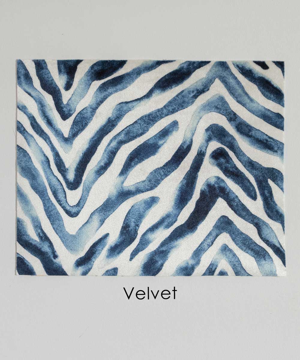 Zebra Stripe Fabric – Artistic Animal Print Linen | Bowerbird Collections