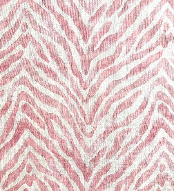 Zebra Stripe Fabric Pale Pink Bowerbird Collections