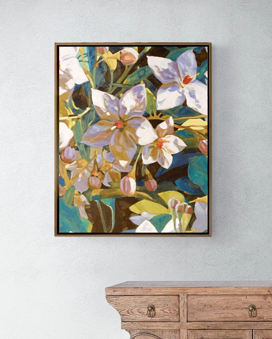 Amira Gold Fine Art Print on Canvas