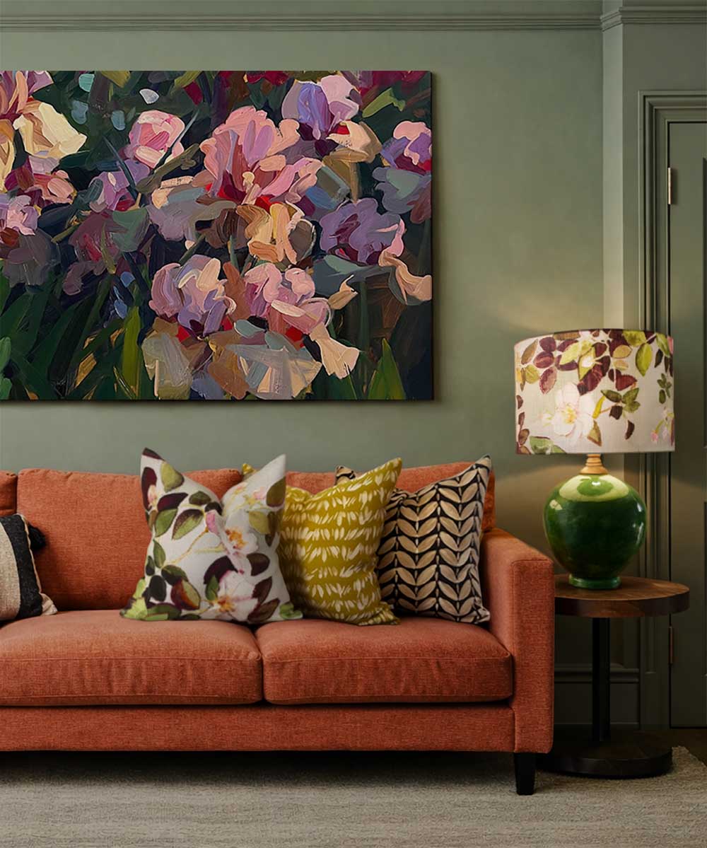 Rose Autumn Lampshade – Botanical Mood Lighting | Bowerbird Collections