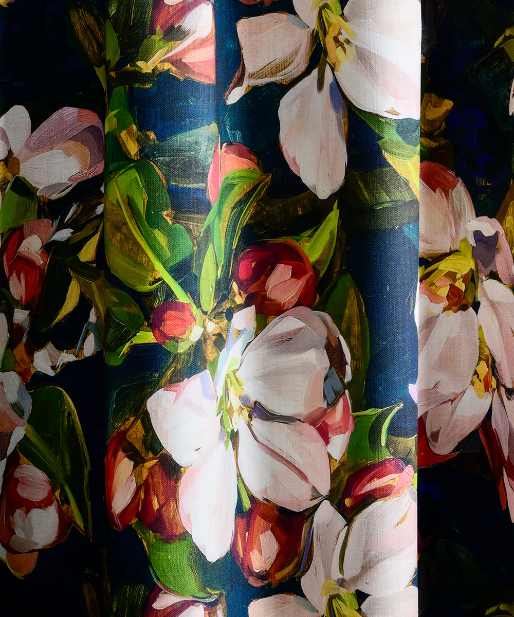 Blossom Navy Fabric