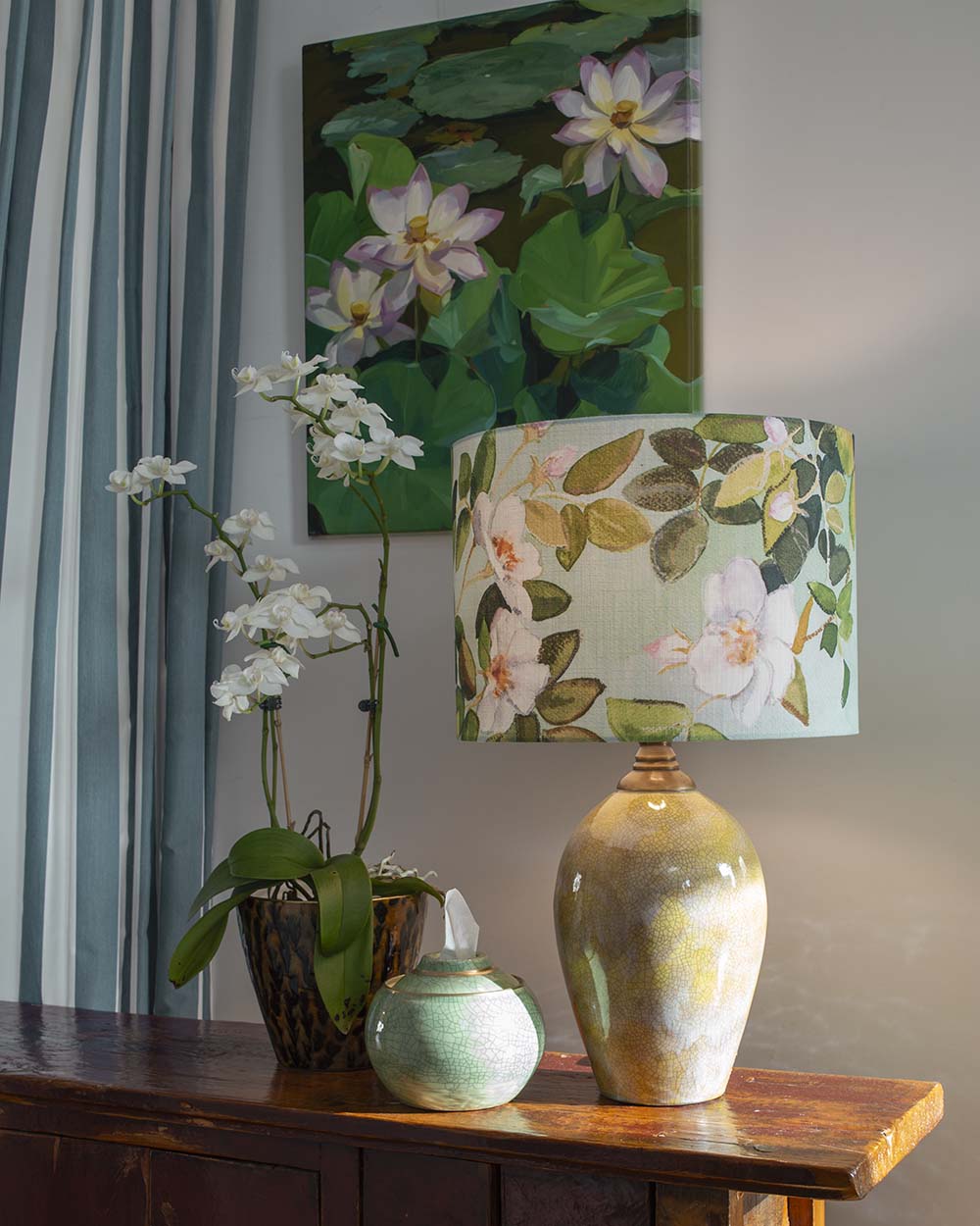 Tranquility Fine Art Print on Canvas - Rectangular - Lotus Flower Wall Art | Bowerbird Collections