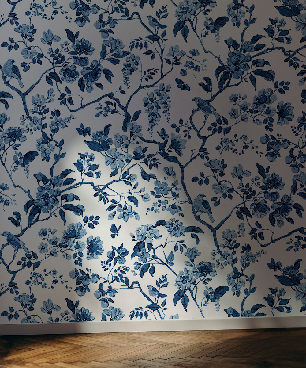 Chinoiserie Brushstroke Wallpaper