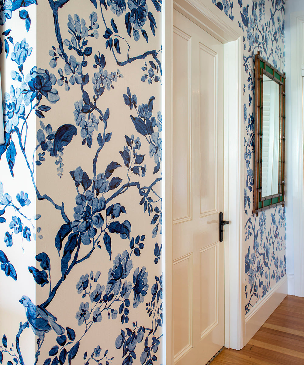 Chinoiserie Brushstroke Wallpaper