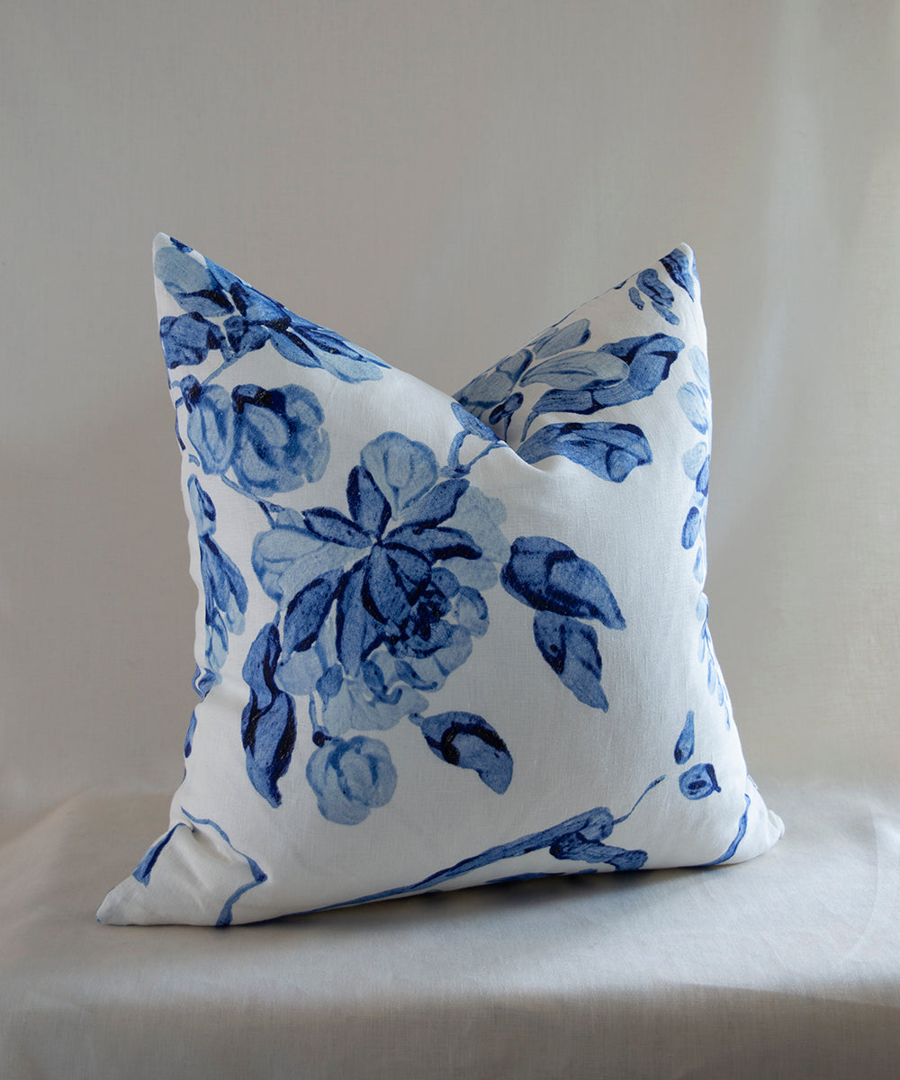 Chinoiserie Pale Blue Cushion Cover