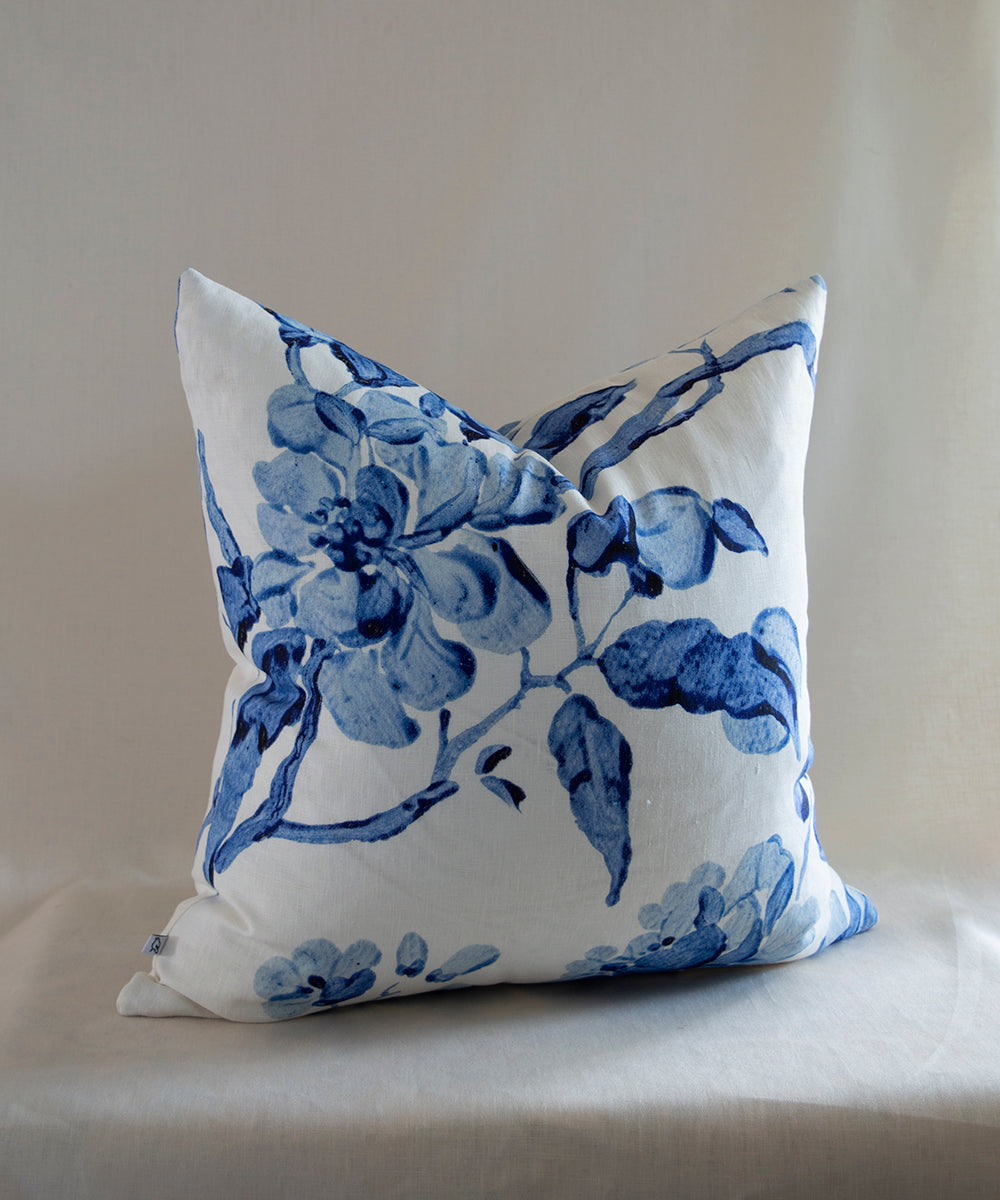 Chinoiserie Pale Blue Cushion Cover