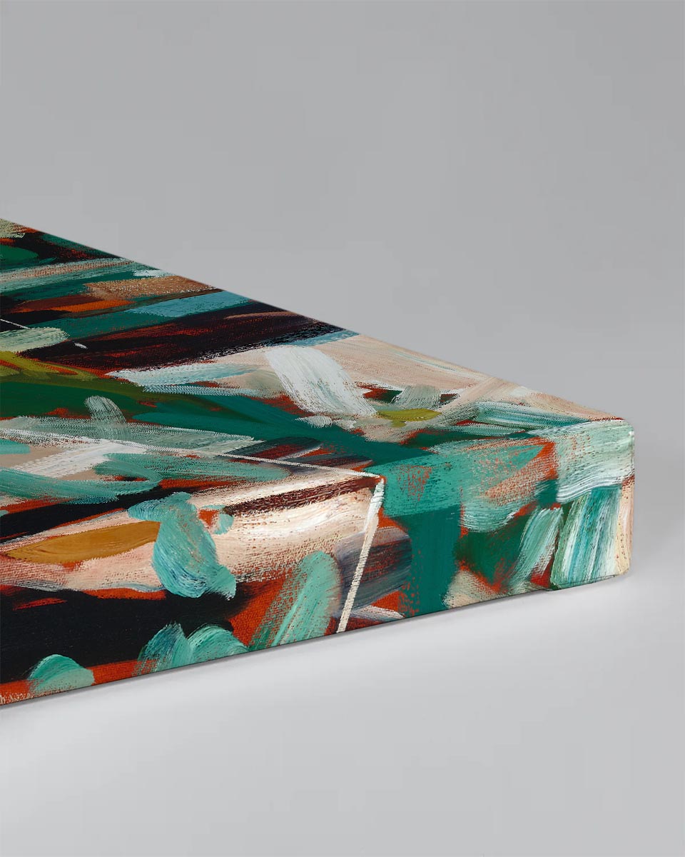 Grounded Fine Art Print on Canvas - Square - Tasmanian Forest Wall Art | Bowerbird Collections