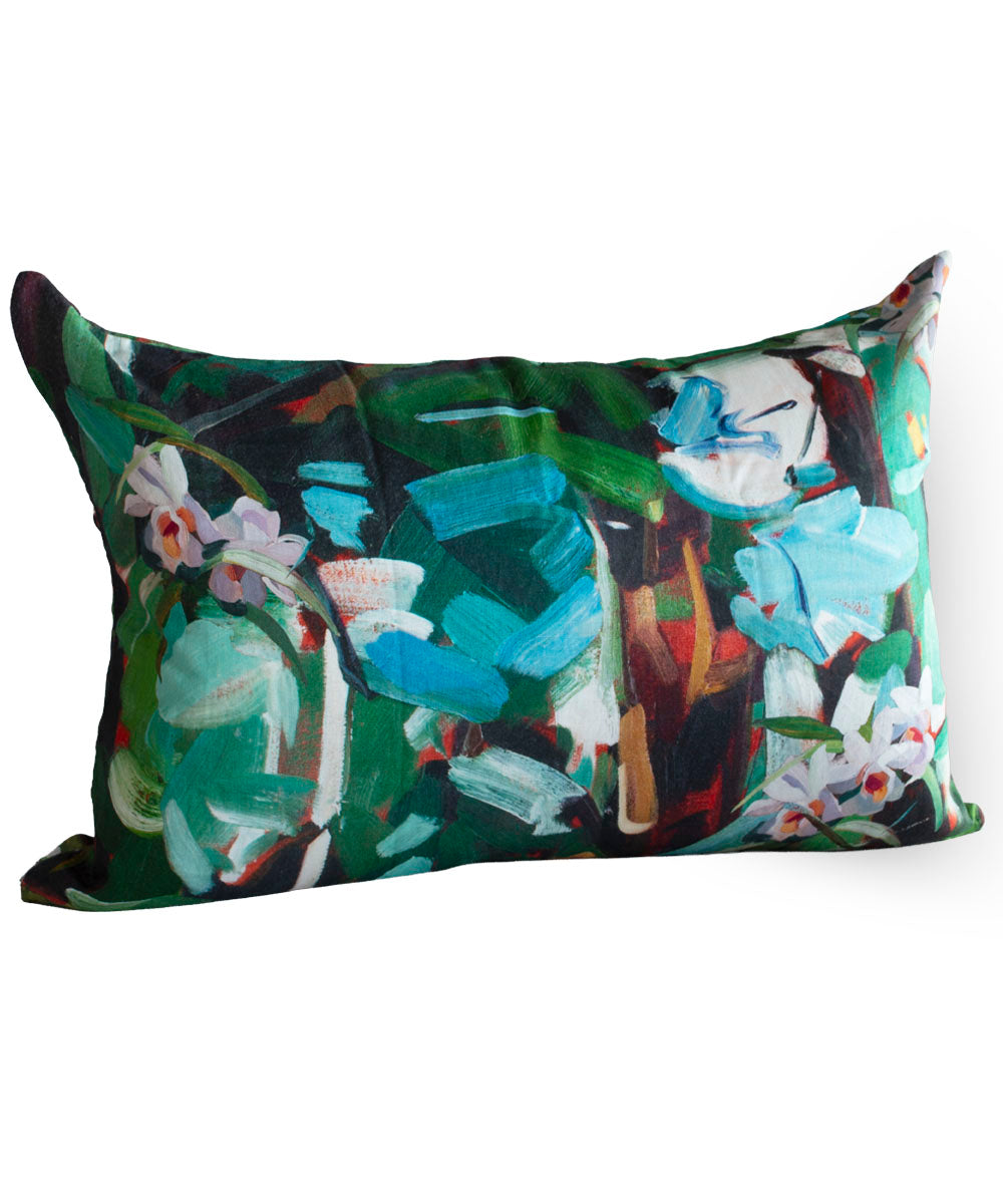 Jungle Leopard Pillow Cover 100% Linen | Bowerbird Collections