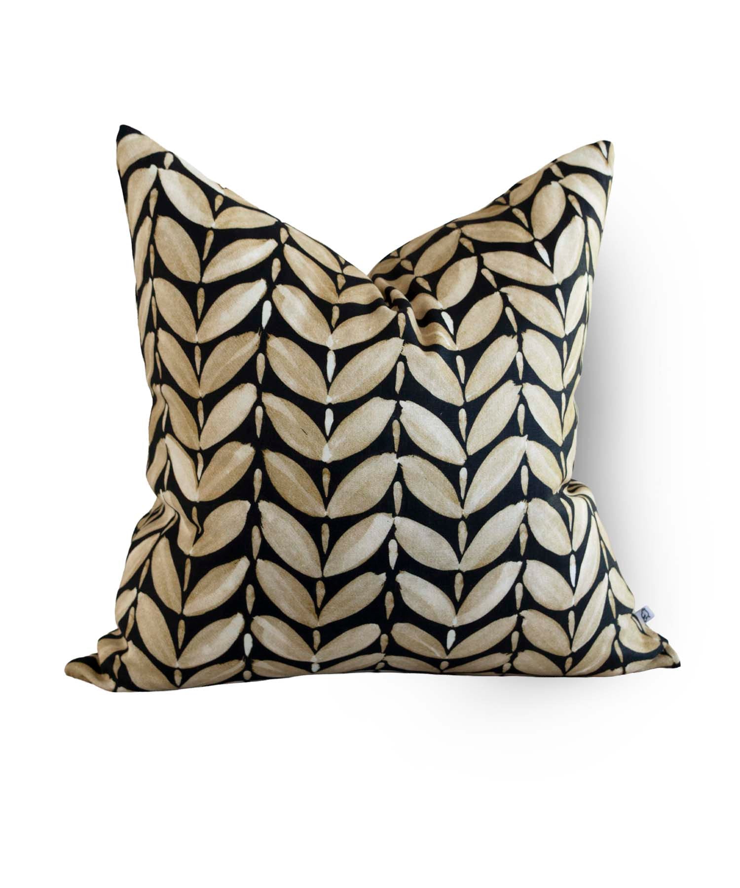 Leaf Linen Cushion Cover