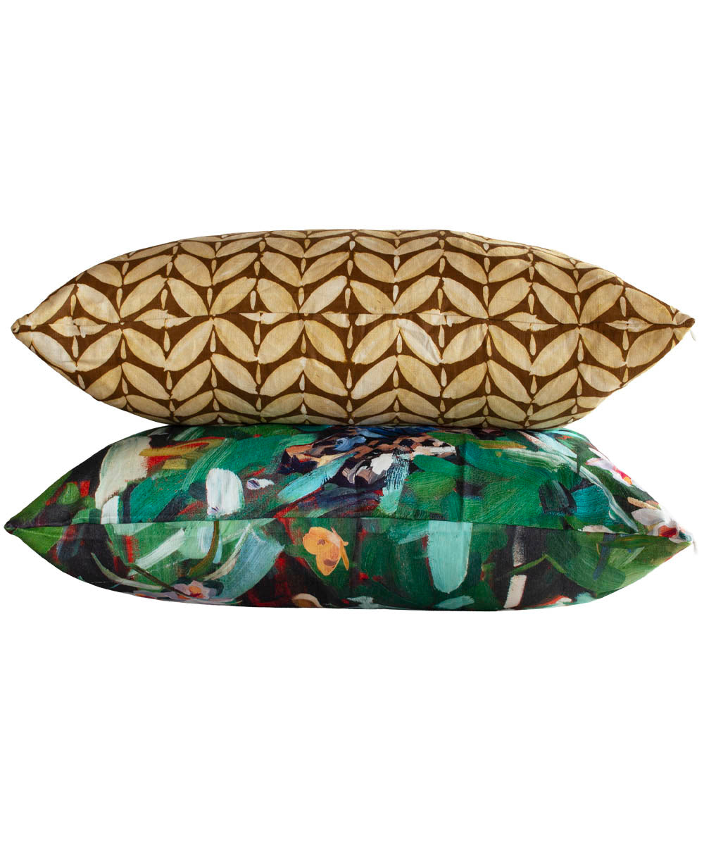 Leaf Pillow Cover 100% Linen | Bowerbird Collections