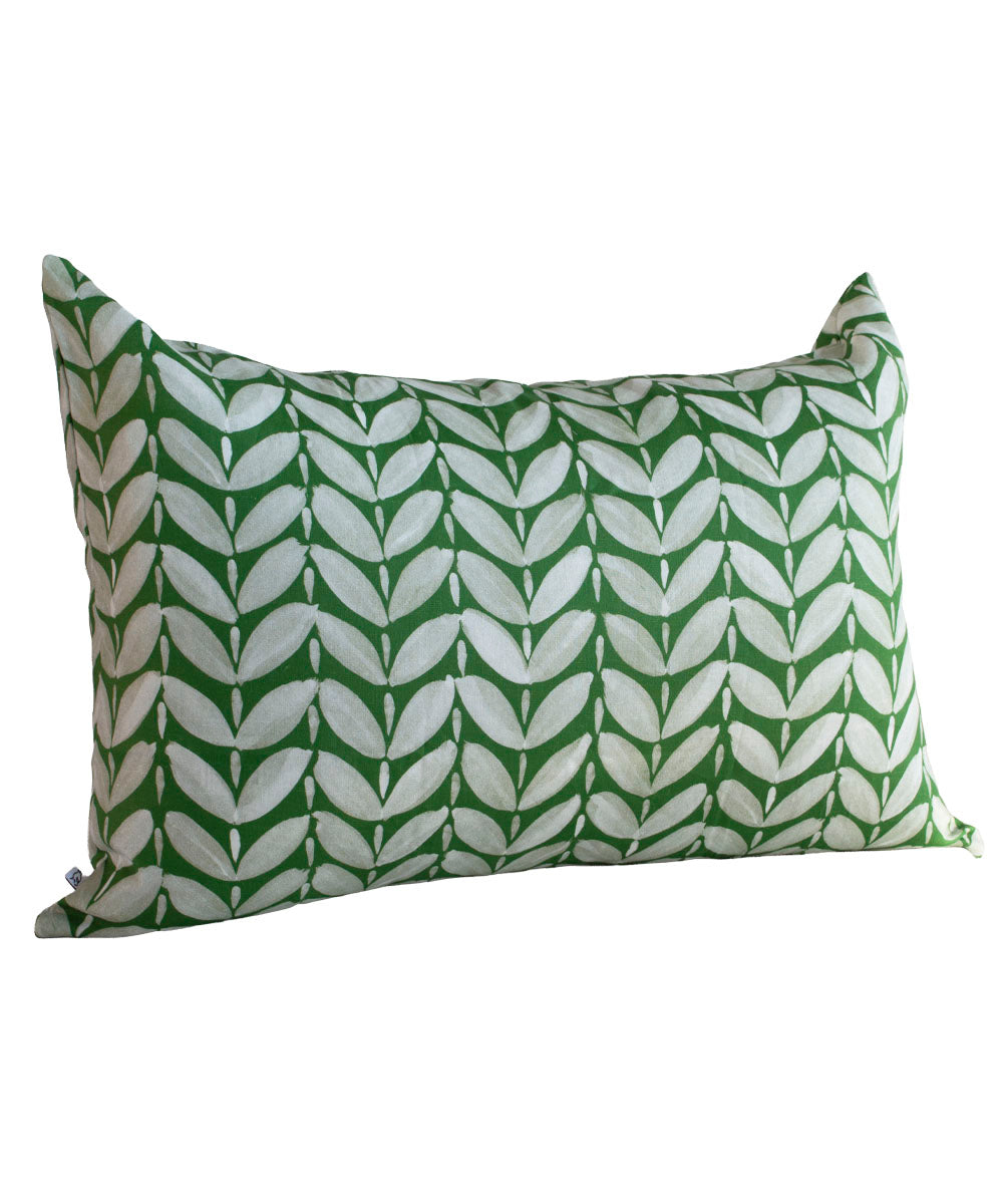 Leaf Pillow Cover 100% Linen | Bowerbird Collections