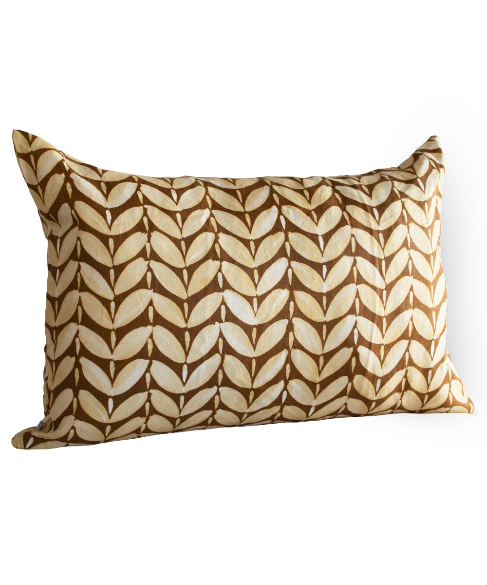 Leaf Pillow Cover 100% Linen | Bowerbird Collections