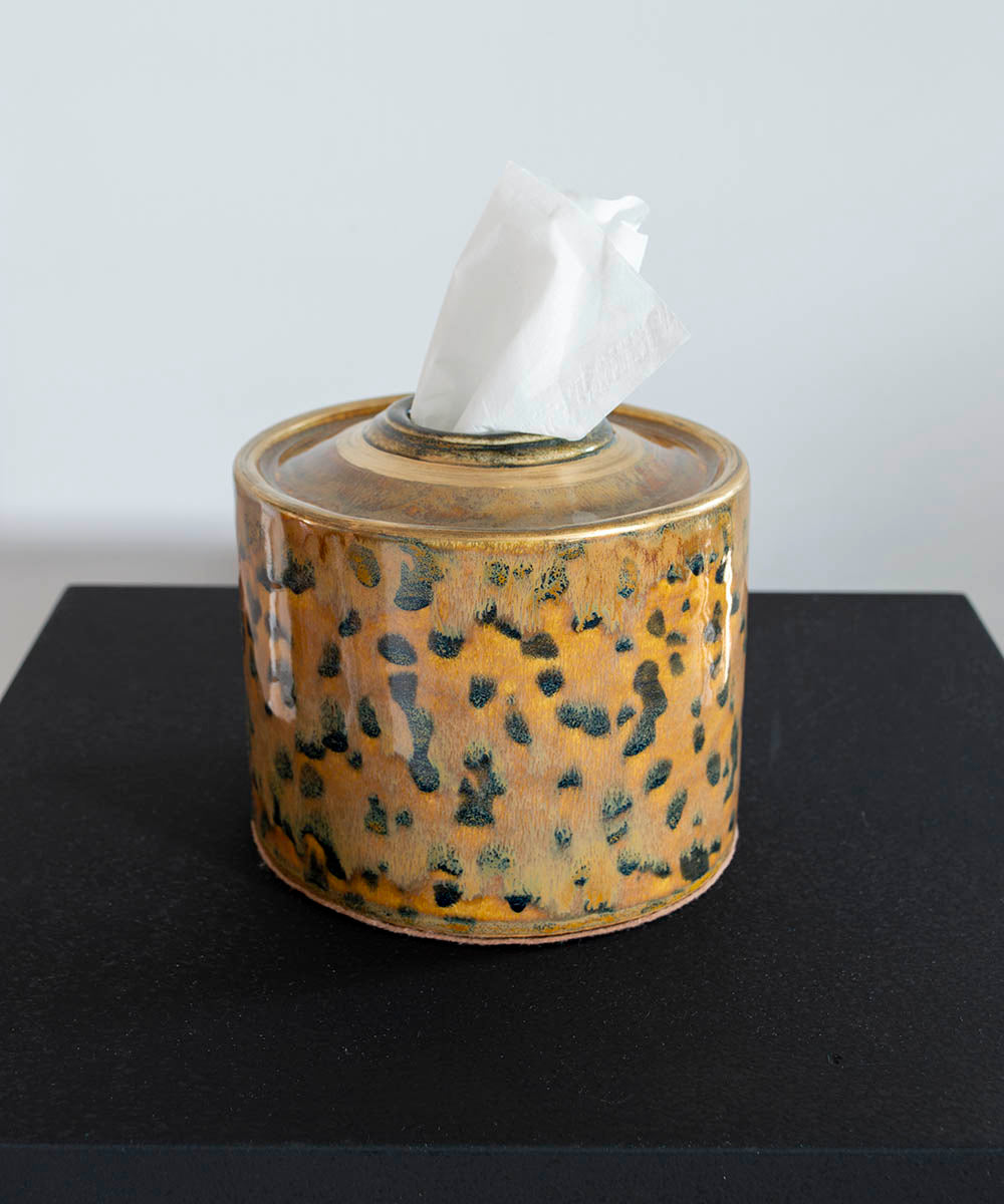 Leopard Spot Handcrafted Ceramic Tissue Holder | Bowerbird Collections