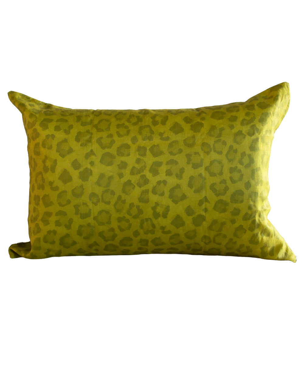 Leopard Spot Pillow Cover 100% Linen | Bowerbird Collections
