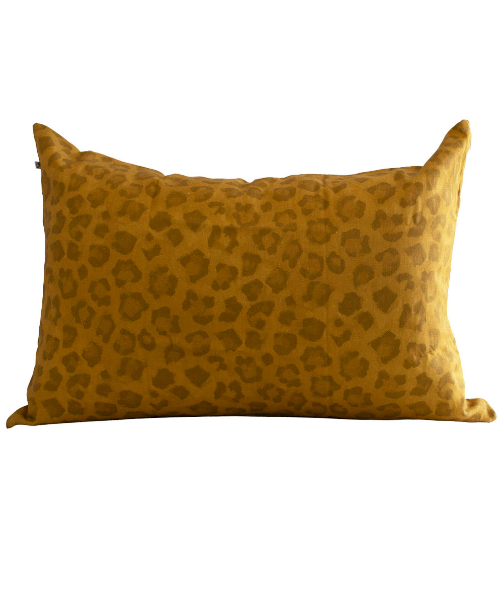 Leopard Spot Pillow Cover 100% Linen | Bowerbird Collections