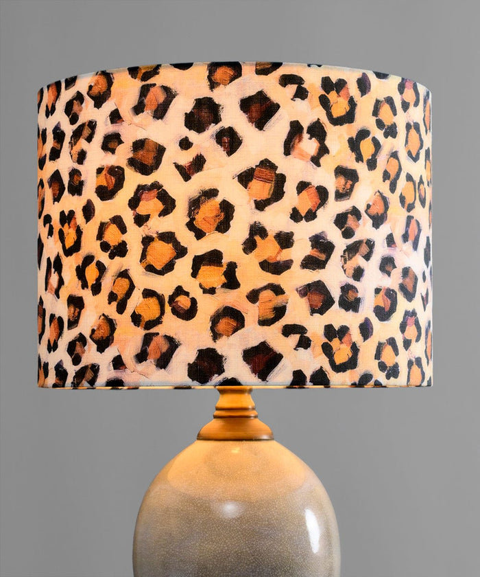 Leopard Spot Lampshade – Bold Animal Print Lighting