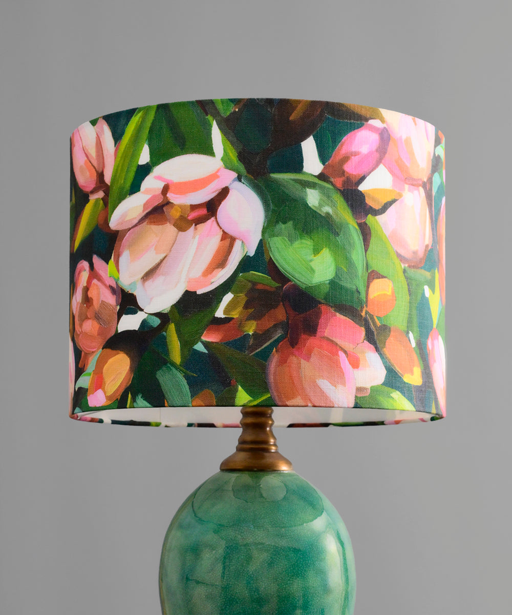 Magnolia Orange and Green Lampshade