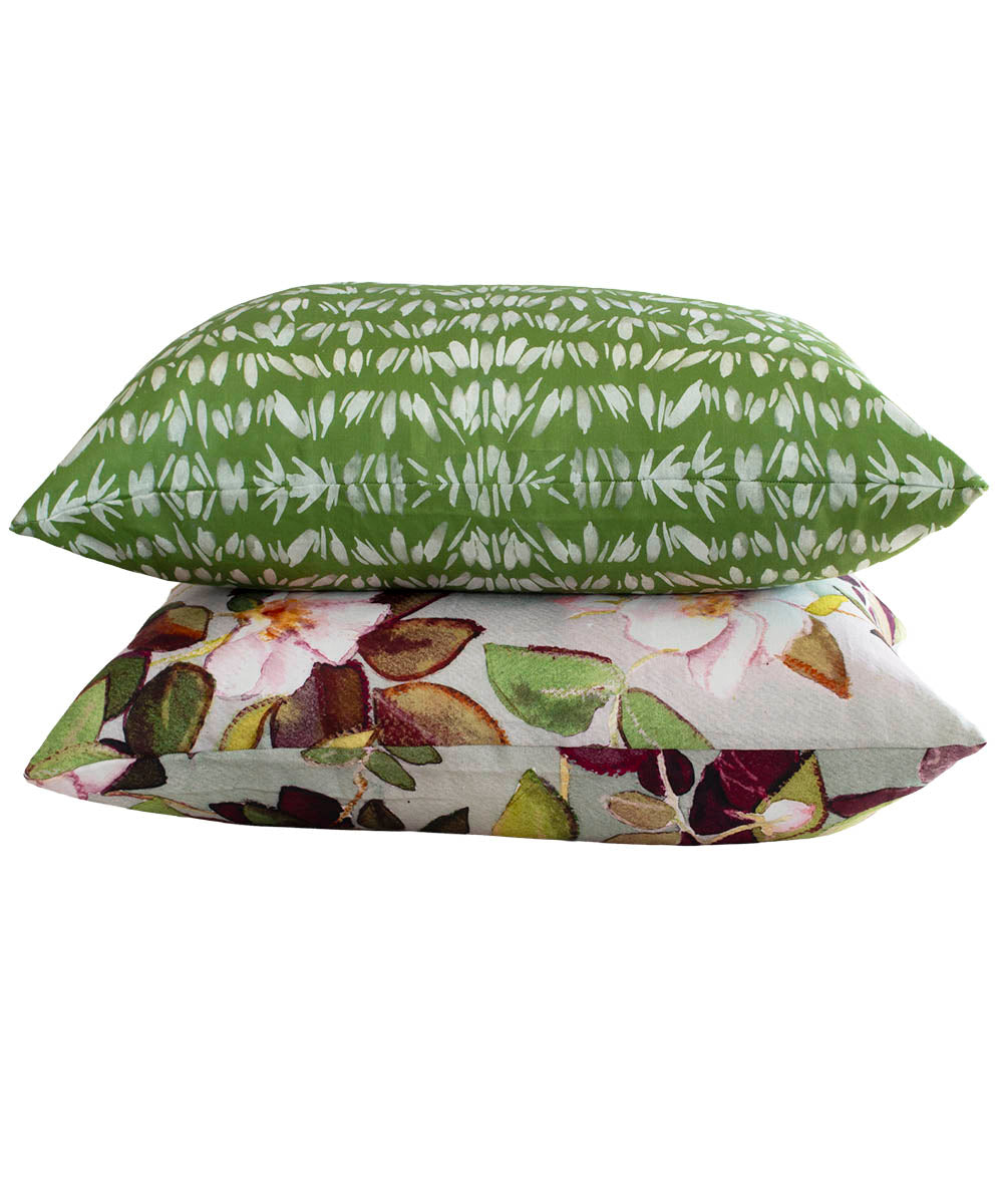 Rose Autumn Pillow Cover 100% Linen | Bowerbird Collections