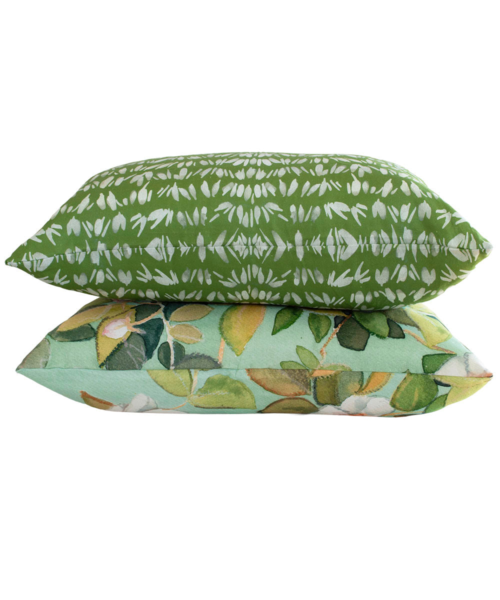 Rose Spring Pillow Cover 100% Linen | Bowerbird Collections