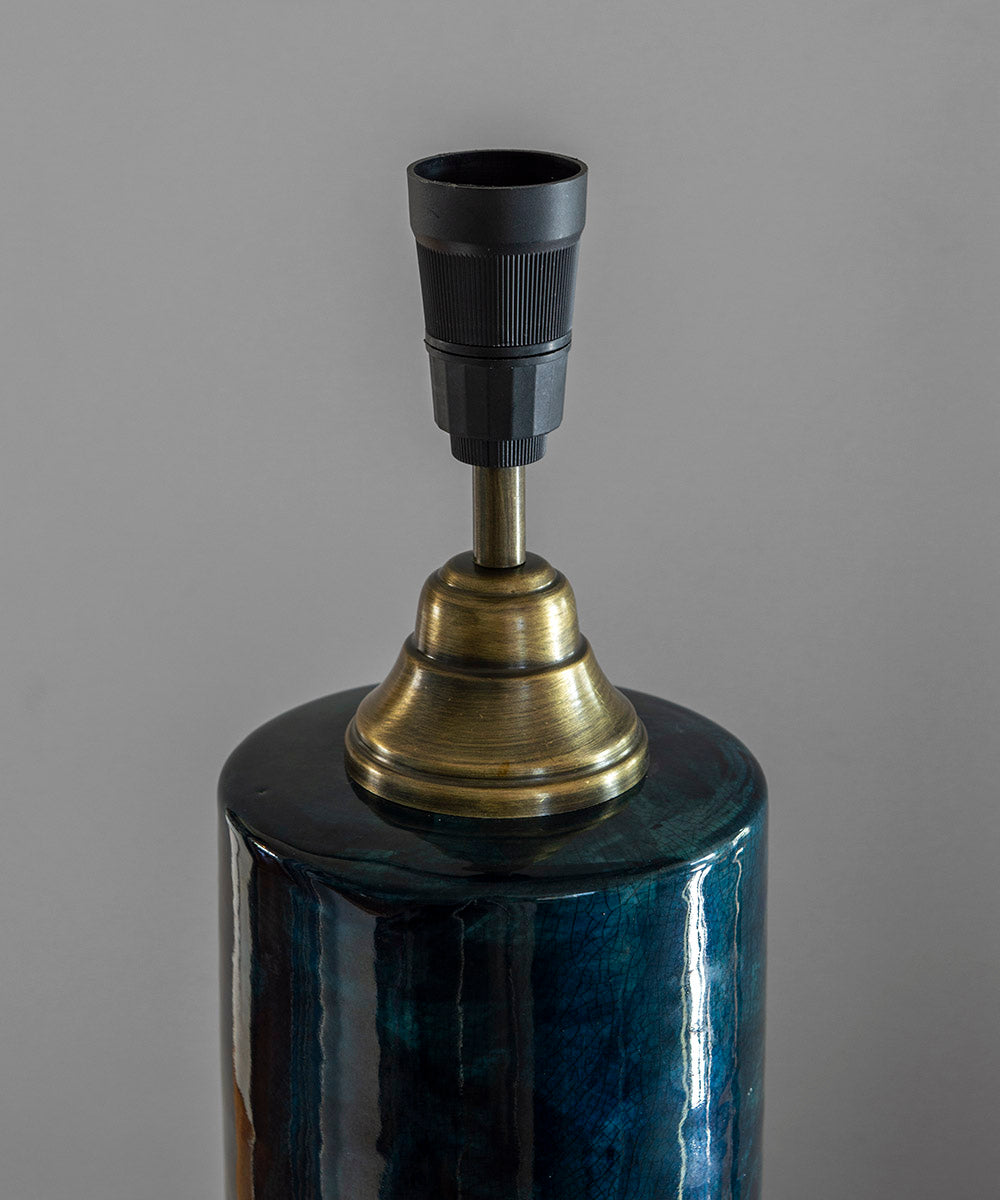 Navy Iconic Ceramic Lamp Base