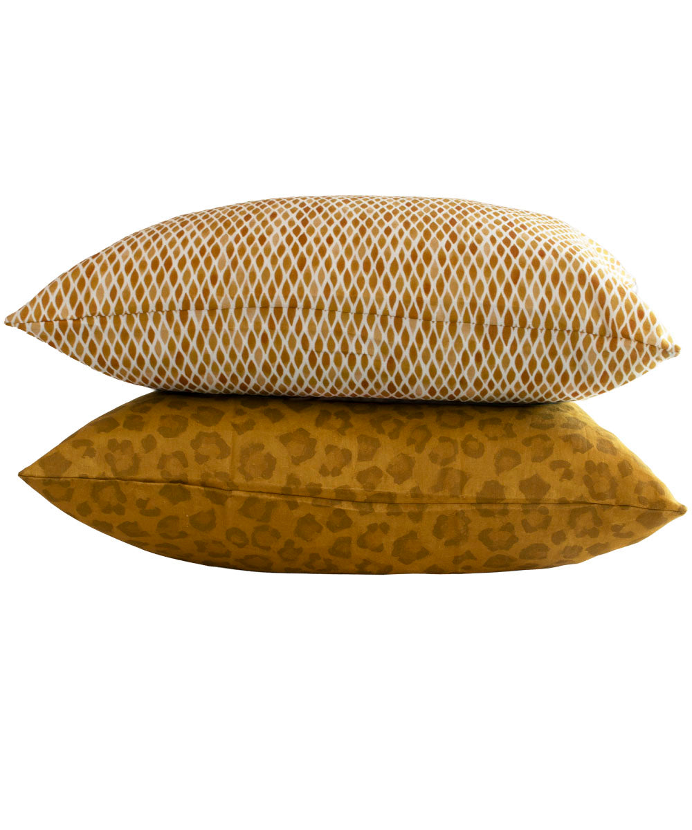Leopard Spot Pillow Cover 100% Linen | Bowerbird Collections