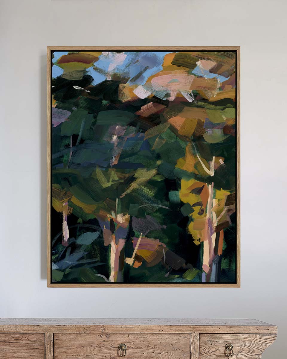 Perspective Fine Art Print on Canvas - Rectangular - Abstract Landscape Wall Art | Bowerbird Collections