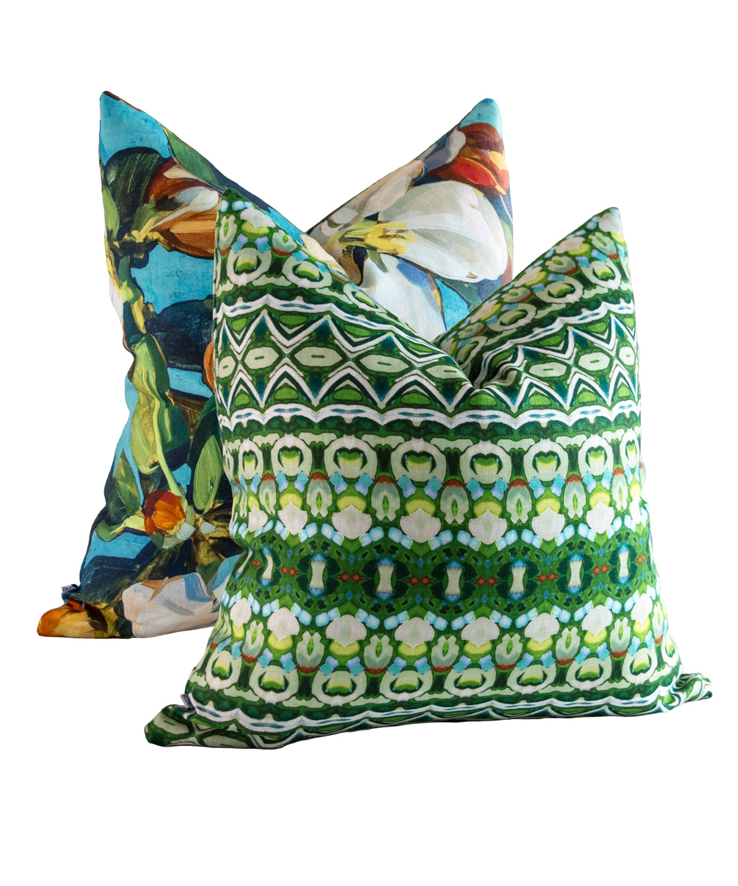 Rhythm Green Cushion Cover