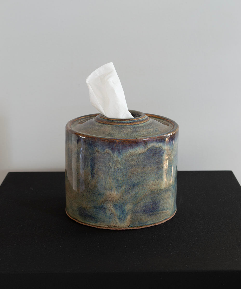 Riverstone Handcrafted Ceramic Tissue Holder | Bowerbird Collections