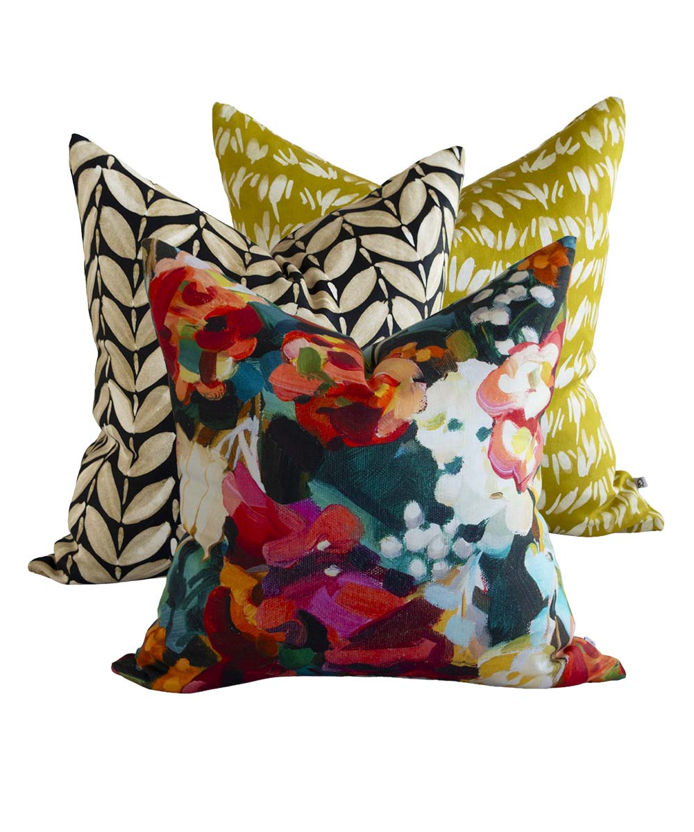 Leaf Linen Cushion Cover