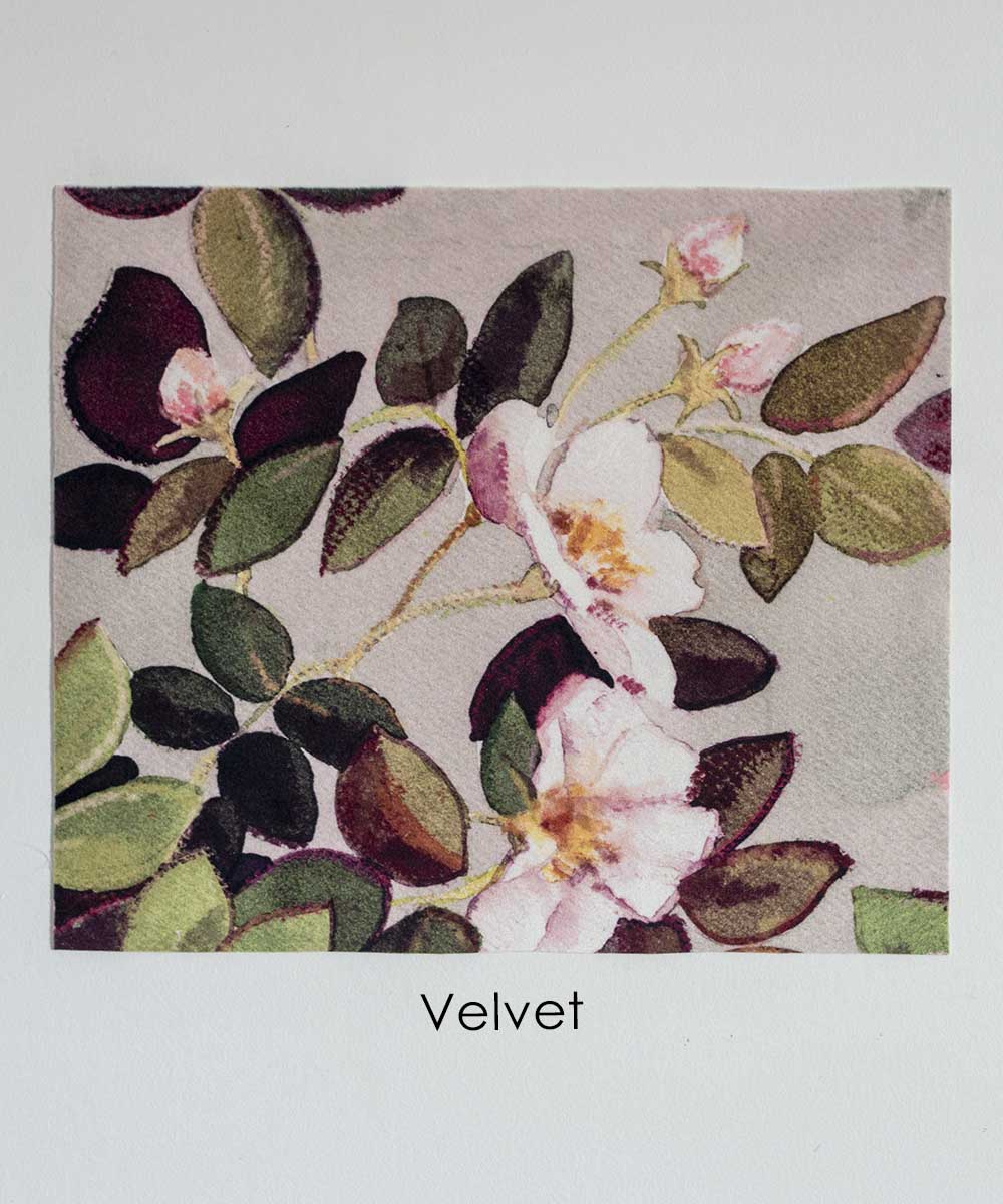 Rose Autumn Fabric – Floral Linen by the Metre | Bowerbird Collections