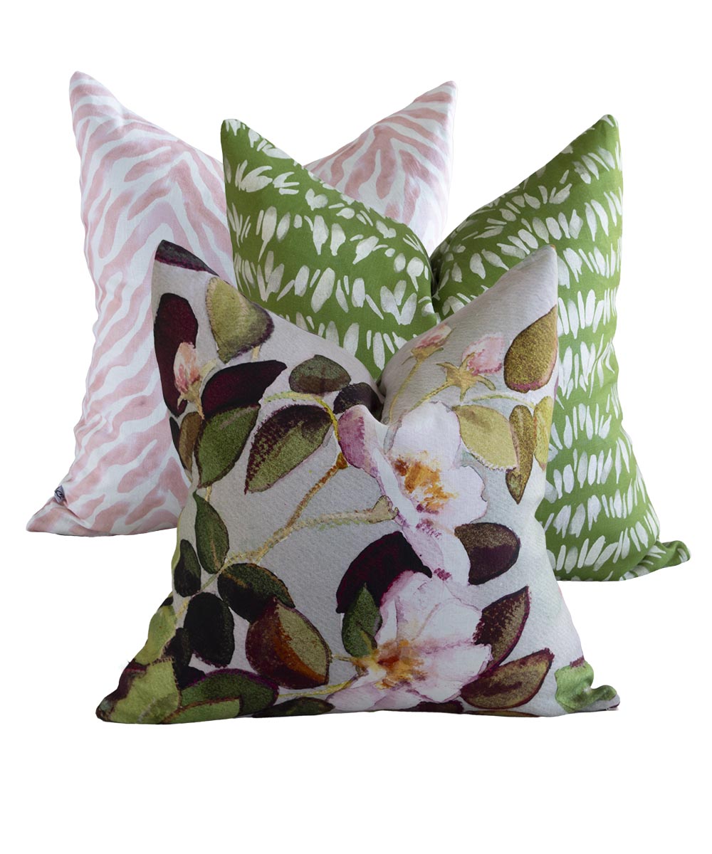 Rose Autumn Linen Cushion Cover