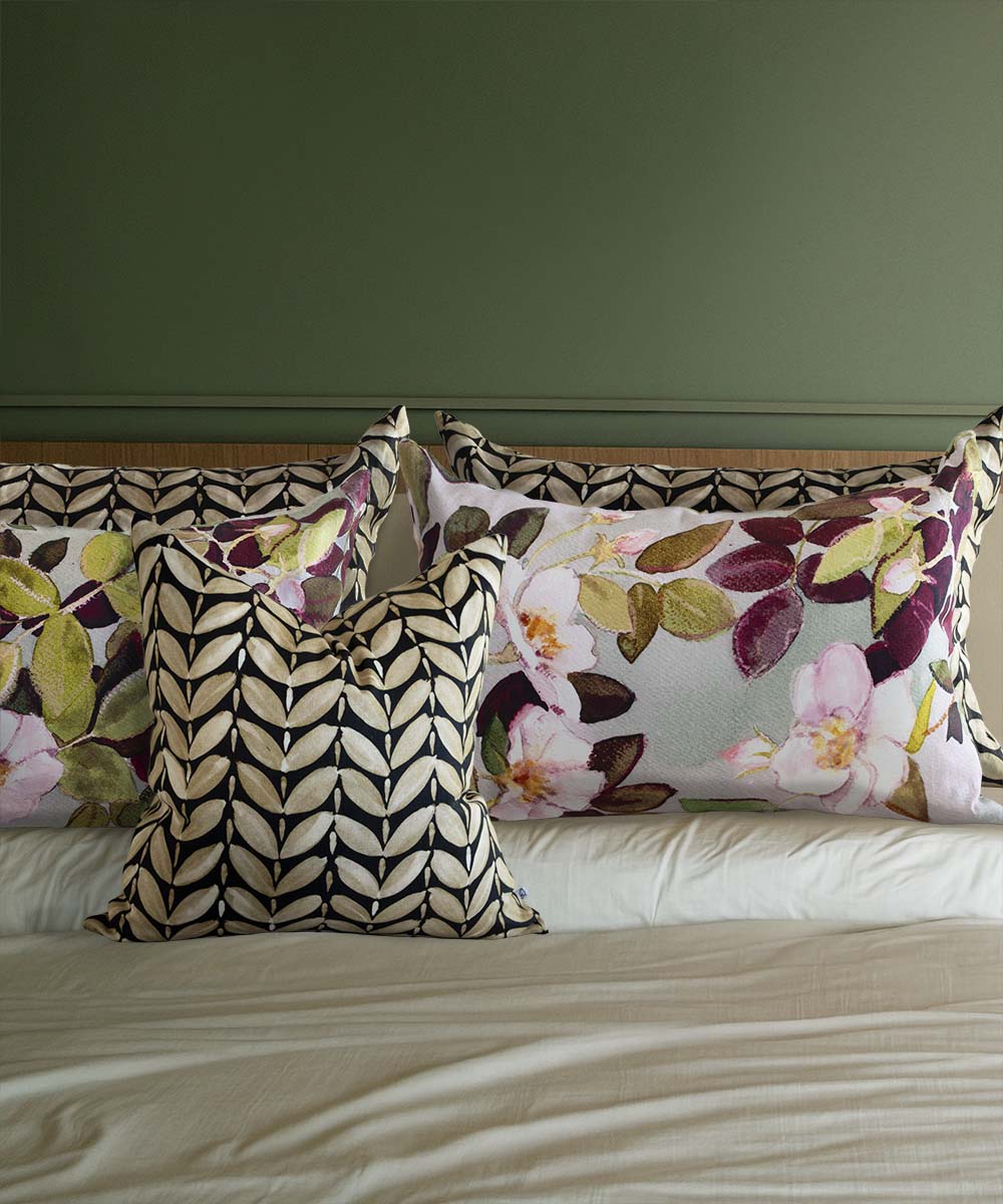 Rose Autumn Pillow Cover 100% Linen | Bowerbird Collections