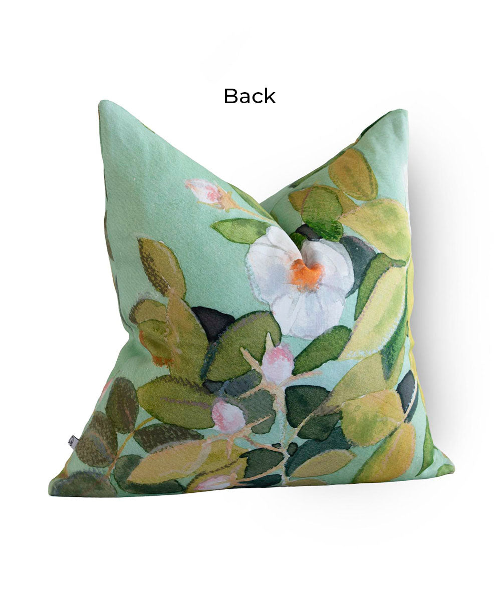 Rose Spring Linen Cushion Cover