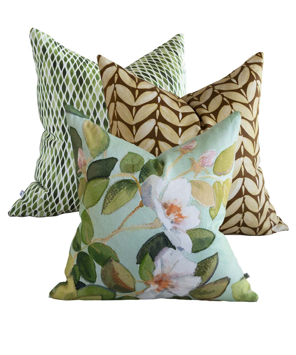 Leaf Linen Cushion Cover