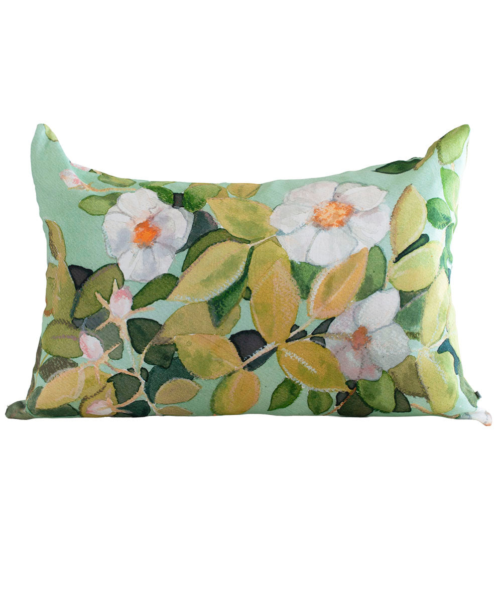 Rose Spring Pillow Cover 100% Linen | Bowerbird Collections