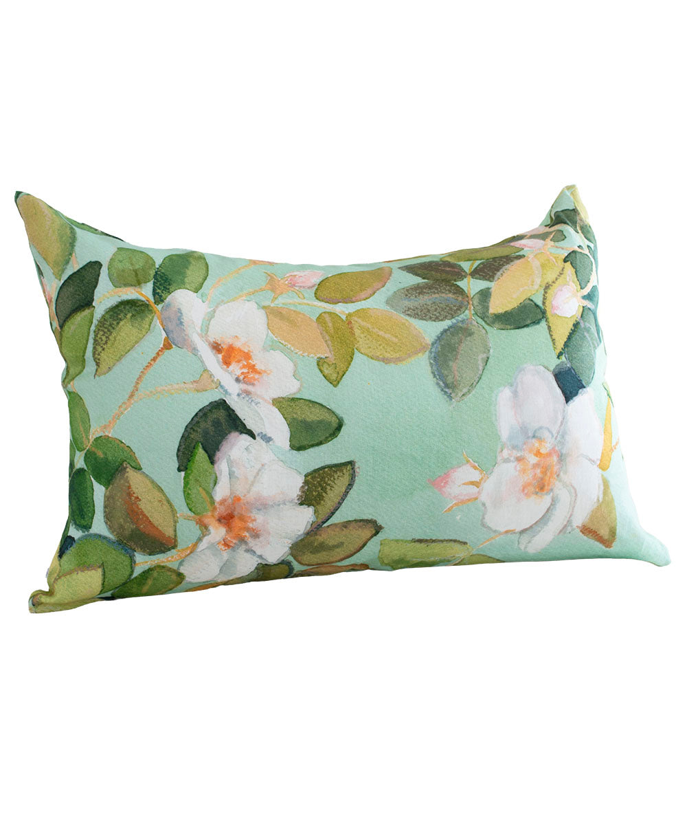 Rose Spring Pillow Cover 100% Linen | Bowerbird Collections