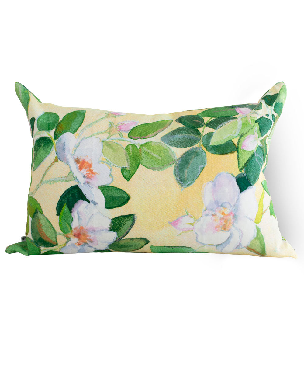 Rose Summer Pillow Cover 100% Linen | Bowerbird Collections