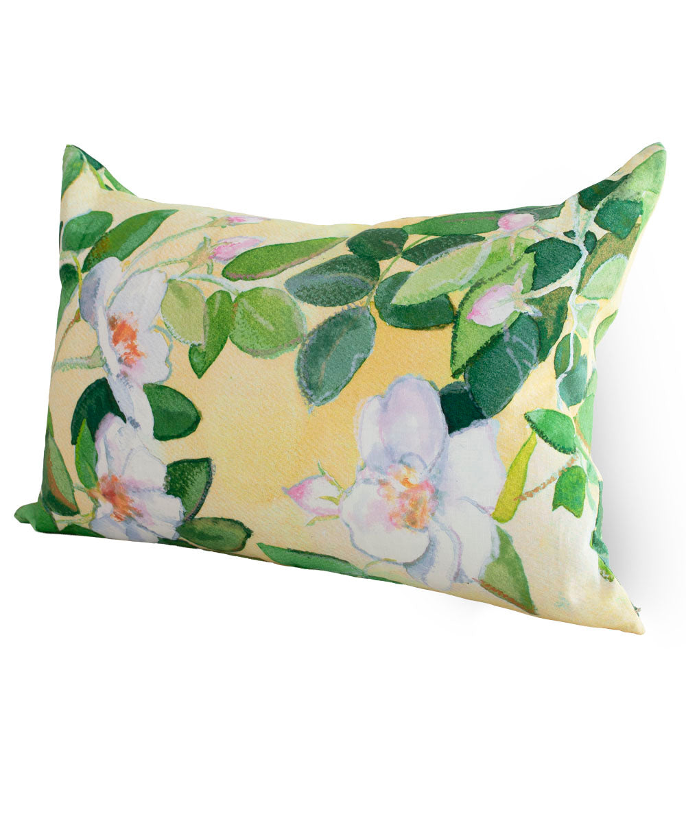 Rose Summer Pillow Cover 100% Linen | Bowerbird Collections